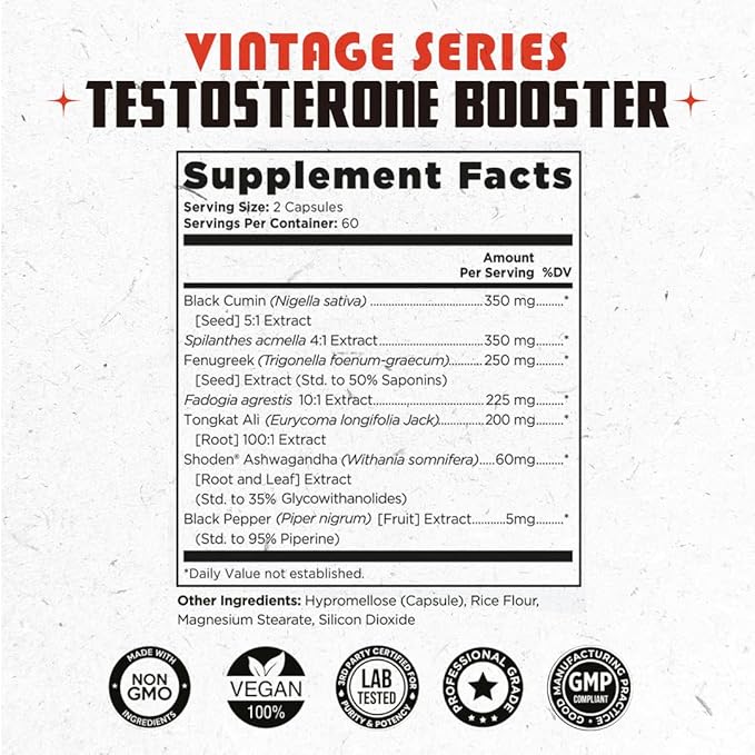 Testosterone Booster 120 Caps