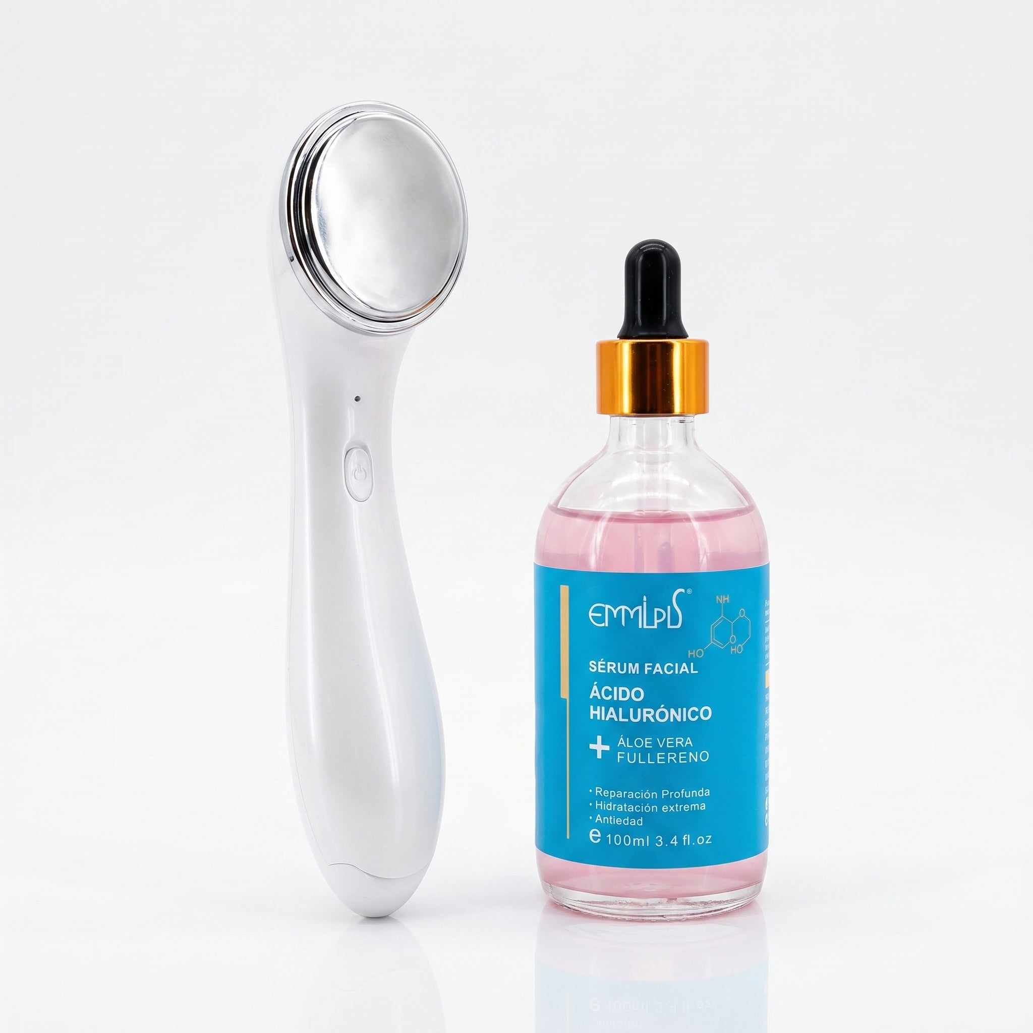 Pack Masajeador Facial y Serum De 100ml