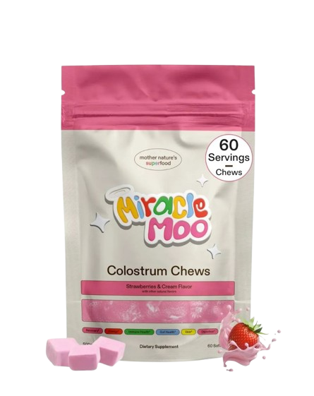 Miracle Moo - Calostro Bovinos Chews 60 Unidades