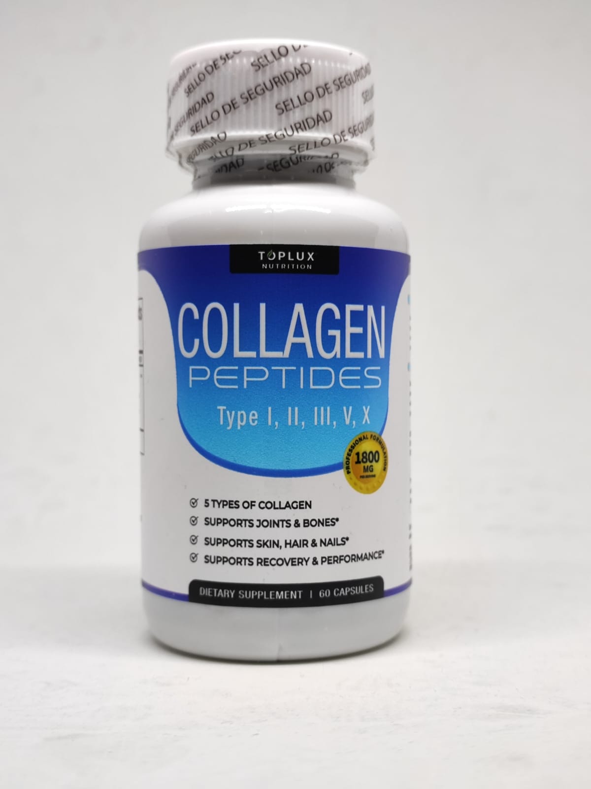 Collagen Peptides Toplux Nutrition 60 Caps