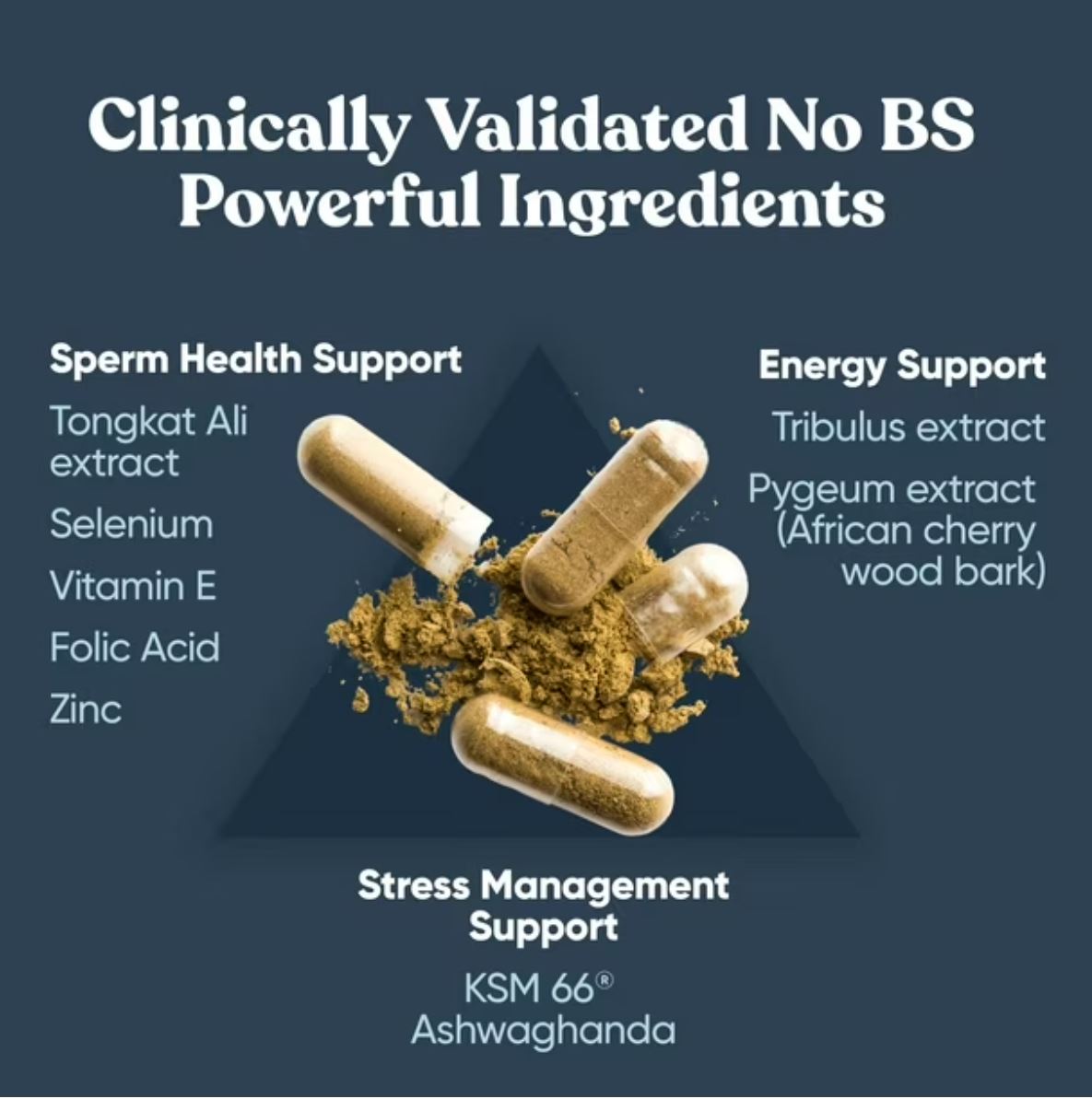 Conception For Him Suplementos de Fertilidad 60 Caps