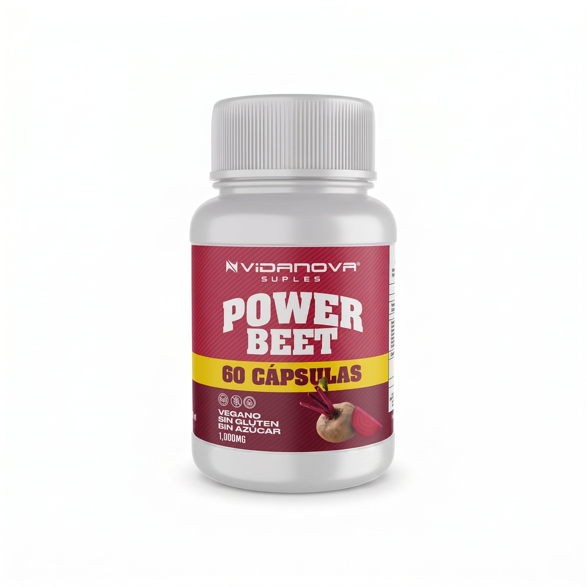 Power Beet Betarraga 1000mg 60 caps