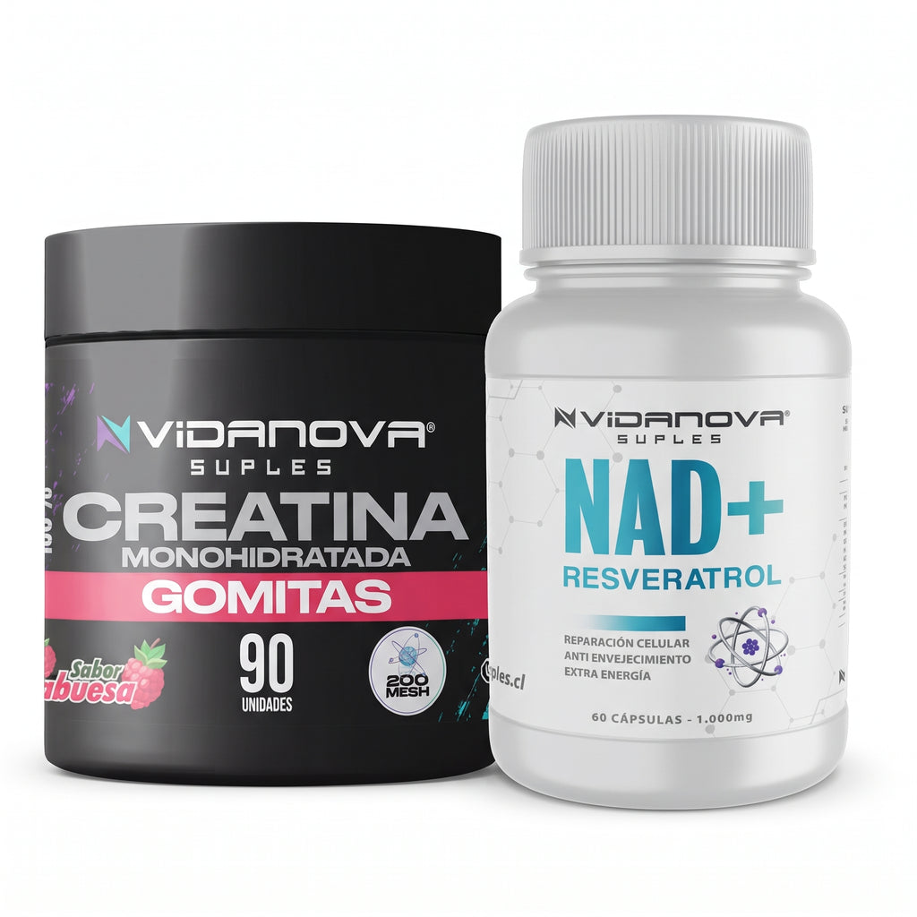Pack Creatina Gomitas + Nad Resveratrol