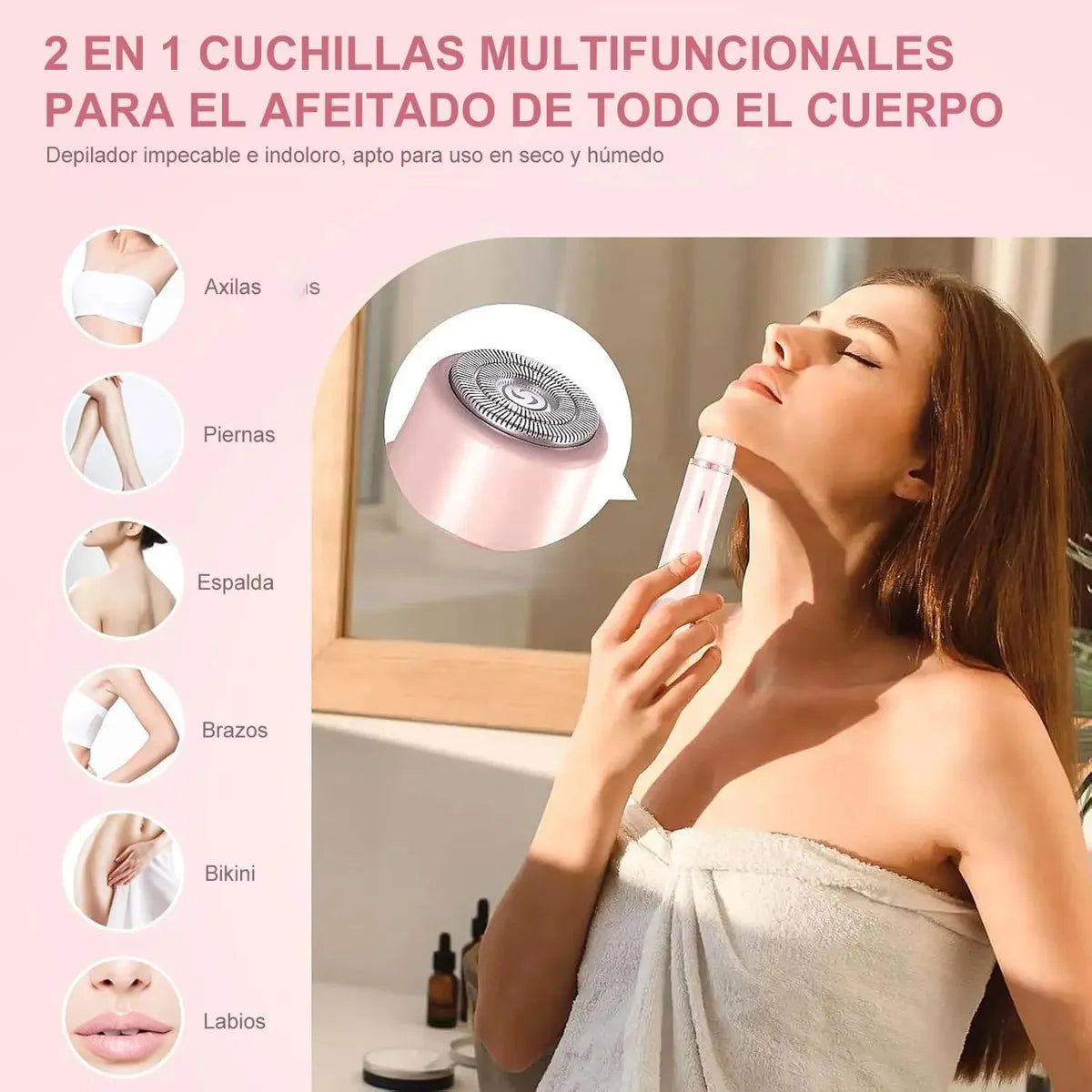 Rasuradora Femenina Adios Pelitos