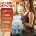 Nad+ Resveratrol Gomitas Sabor Frutos Rojos 1000mg