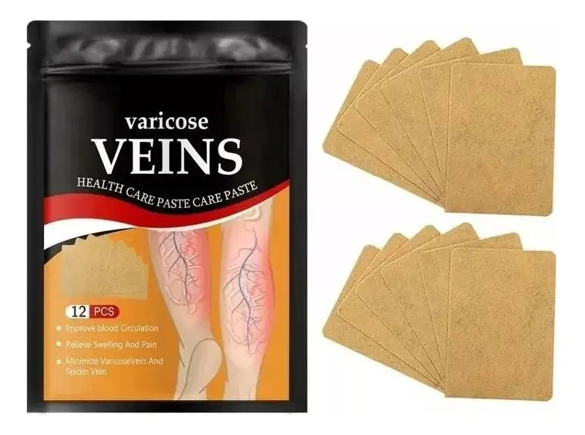 KIT Varicose Veins Spray para las Venas Varicosas + 12 Parches para Várices