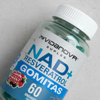 Nad+ Resveratrol Gomitas Sabor Frutos Rojos 1000mg