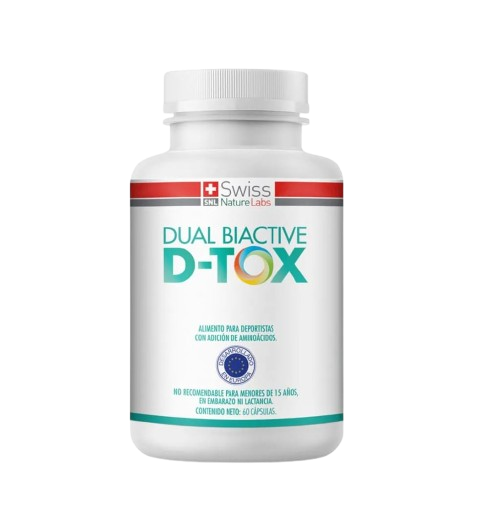 Dual Biactive D-Tox Desintoxicante 60 Cápsulas Original