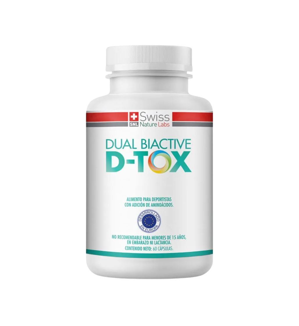 Dual Biactive D-tox Complejo Probiótico para 1 Mes