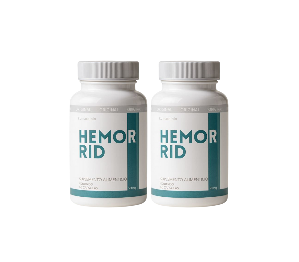 Pack X2 Kumara Hemorrid Alivio Rápido de Hemorroides 500mg