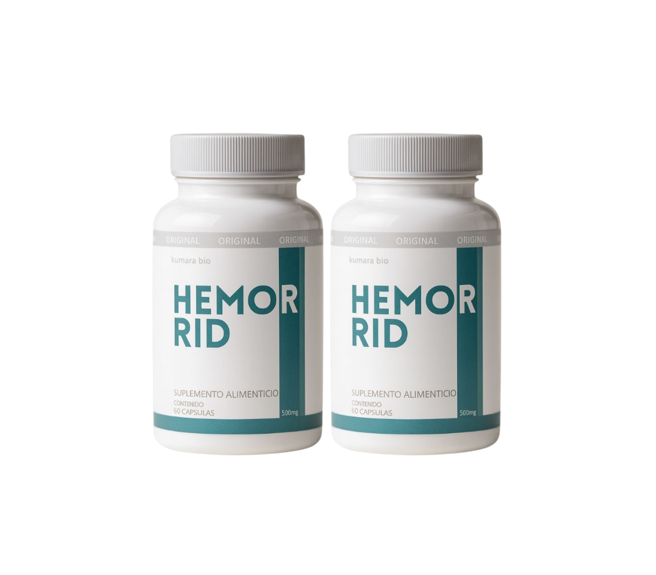 Pack X2 Kumara Hemorrid Alivio Rápido de Hemorroides 500mg