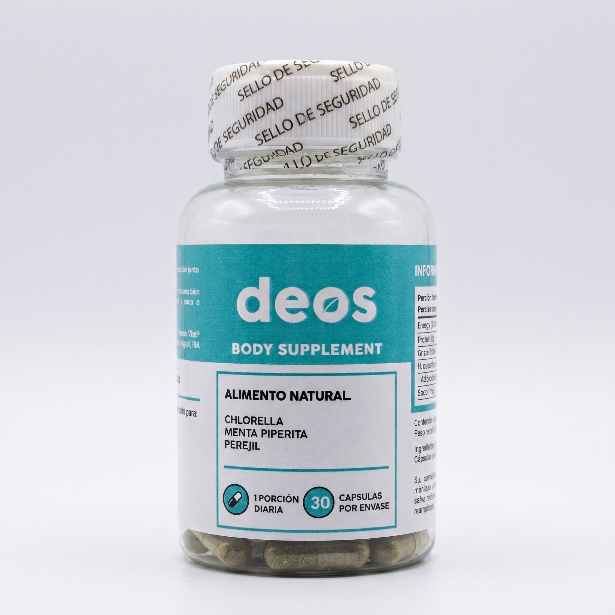 Deos Desodorante Interno Natural 30 Caps