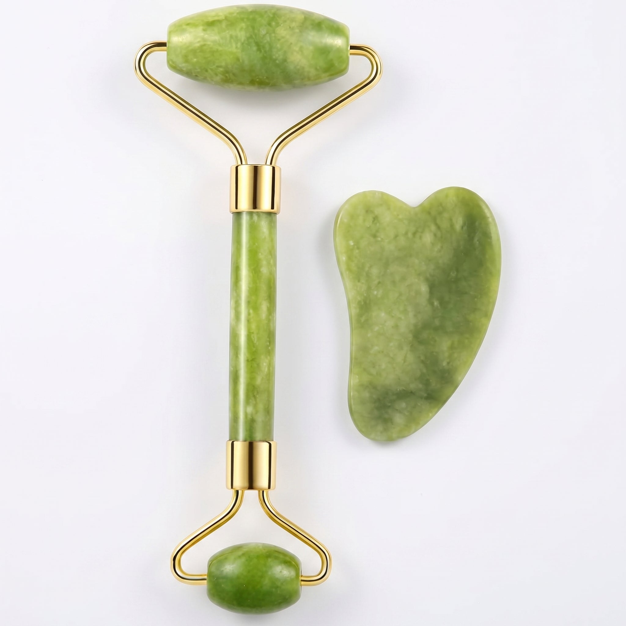 Set de Rodillo de Jade y Gua Sha