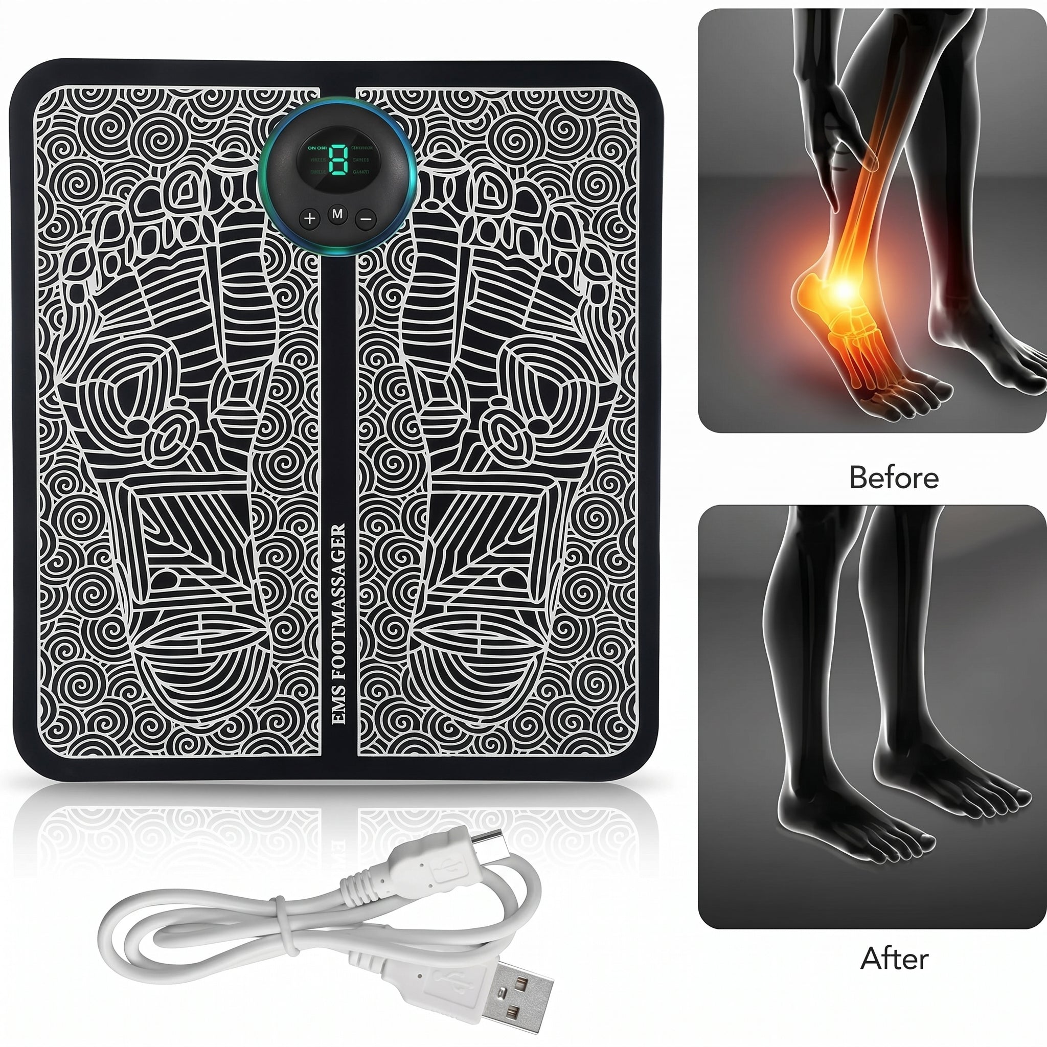 Pack Masajeador de Pies Eléctrico + BodyRelx