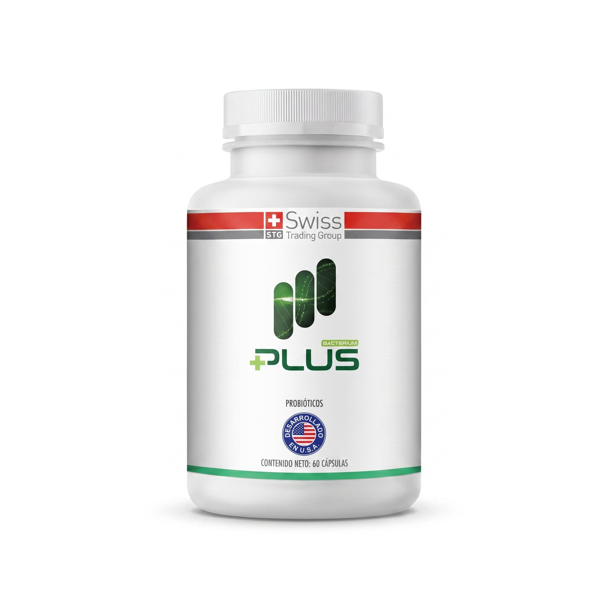 Bacterium Plus Complejo Natural Probiótico 60 Caps