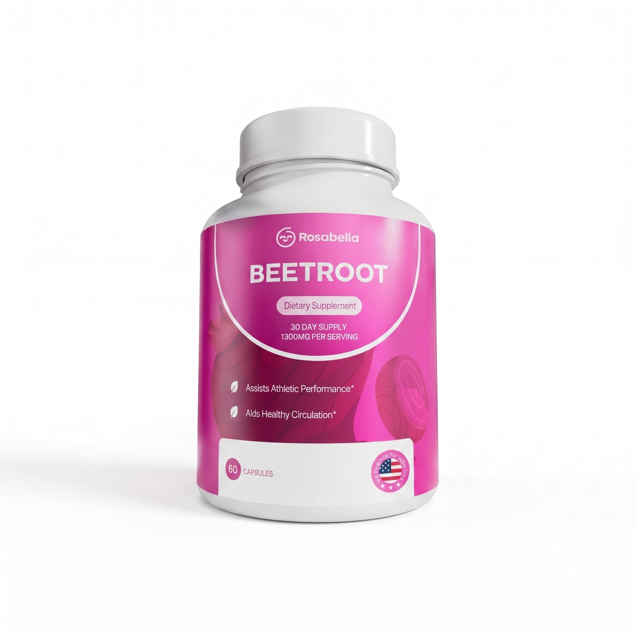Suplemento Rosabella Raíz de Remolacha 1300 mg