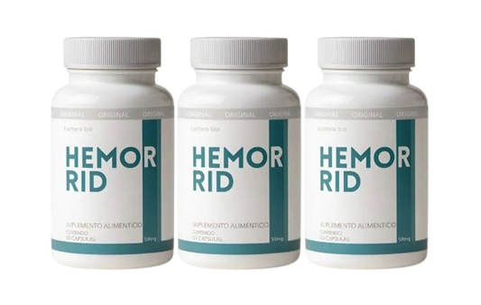 Pack X3 Kumara Hemorrid Alivio Rápido de Hemorroides 60 Cápsulas 500mg