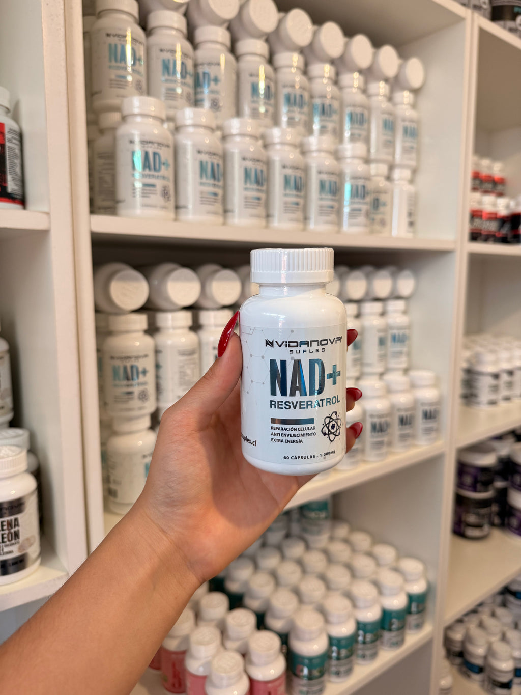 Nad + Resveratrol 1000mg 60 Caps