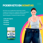 Keto Plus 60 Gomitas Vinagre de Manzana Quema Grasa Sin Azúcar