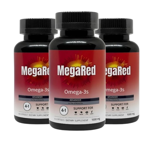 Pack X3 MegaRed Fish Oil Omega 60 Cápsulas