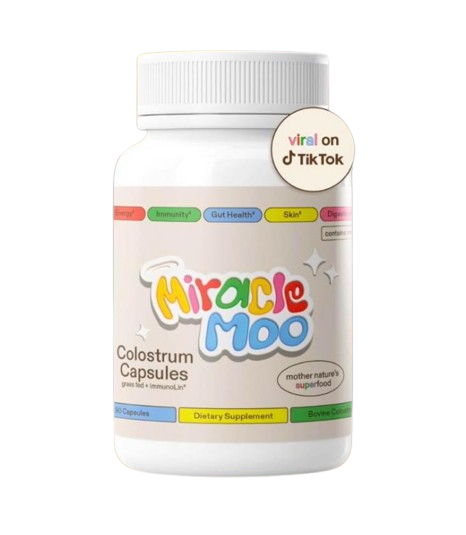Miracle Moo - Calostro Bovinos Cápsulas 1500 mg