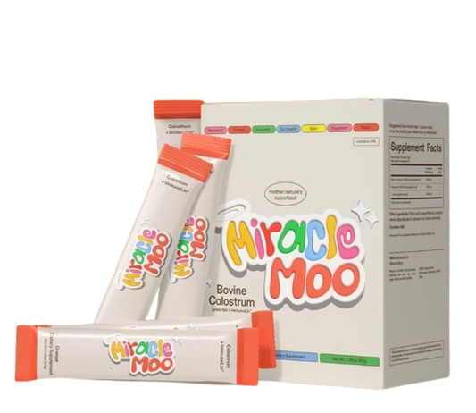 Miracle Moo - Calostro Bovinos Orange Stick Packets 30 Sobres