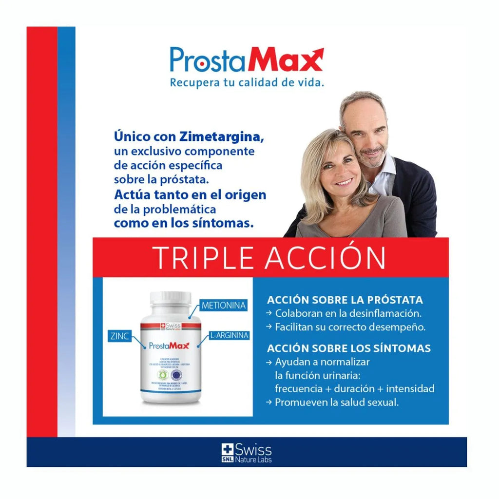 Prostamax Suplemento Cuidado Natural de la Próstata 60 Caps