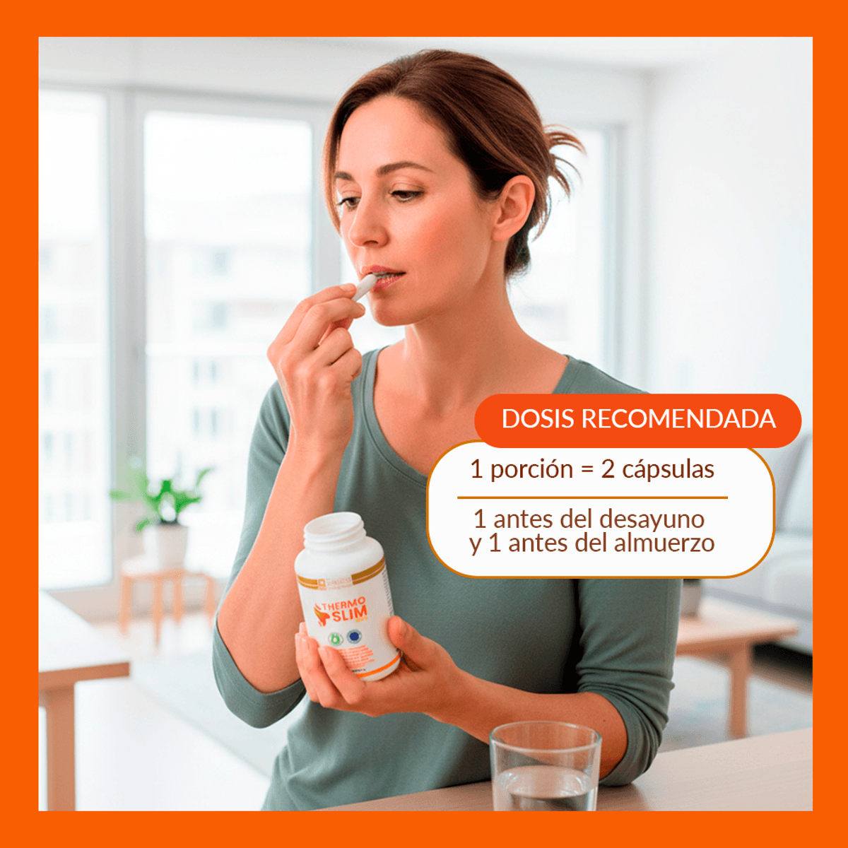 Thermo Slim Max Derrite Grasa Abdominal 60 Caps