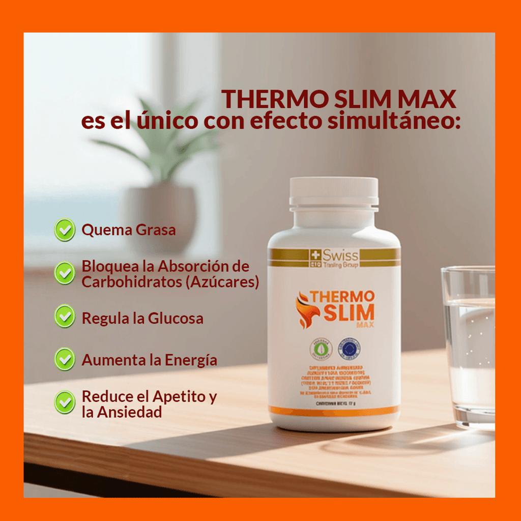 Thermo Slim Max Derrite Grasa Abdominal 60 Caps