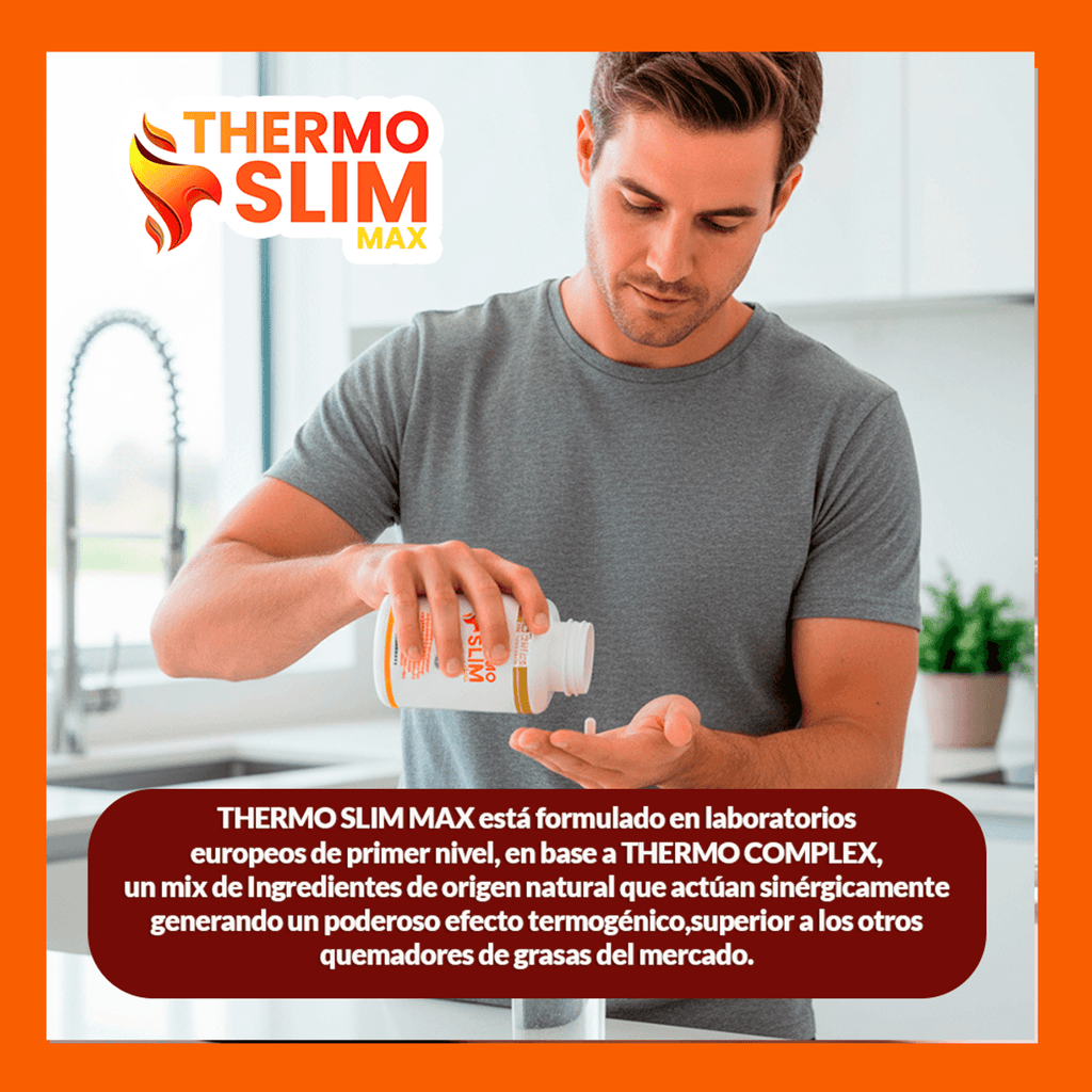 Thermo Slim Max Derrite Grasa Abdominal 60 Caps