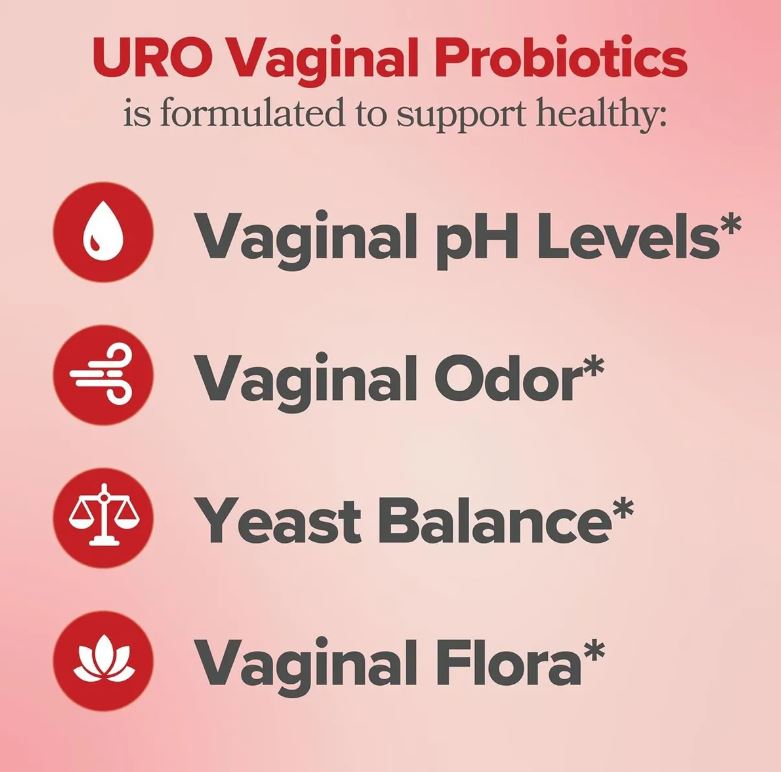 Probióticos Vaginales Uro para la Salud Vaginal 60 Caps