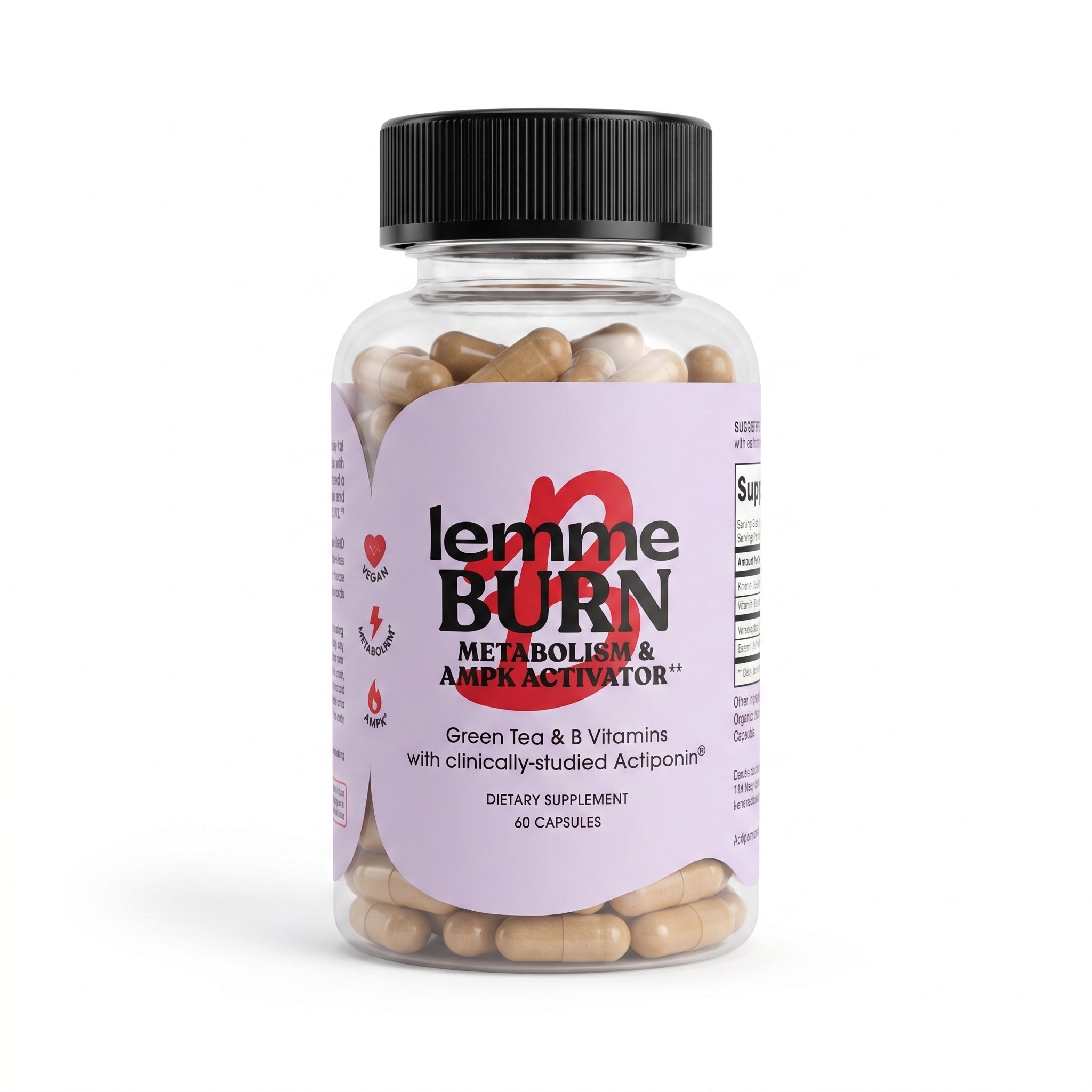 Lemme Burn Metabolismo y activador de AMPK 60 Caps