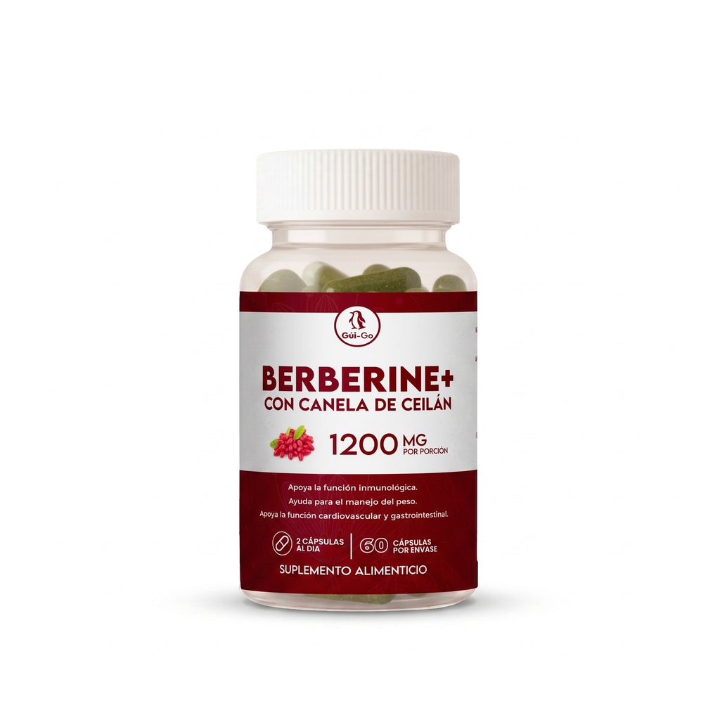 Berberina para Quemar Grasa y Controlar el Peso 1200mg