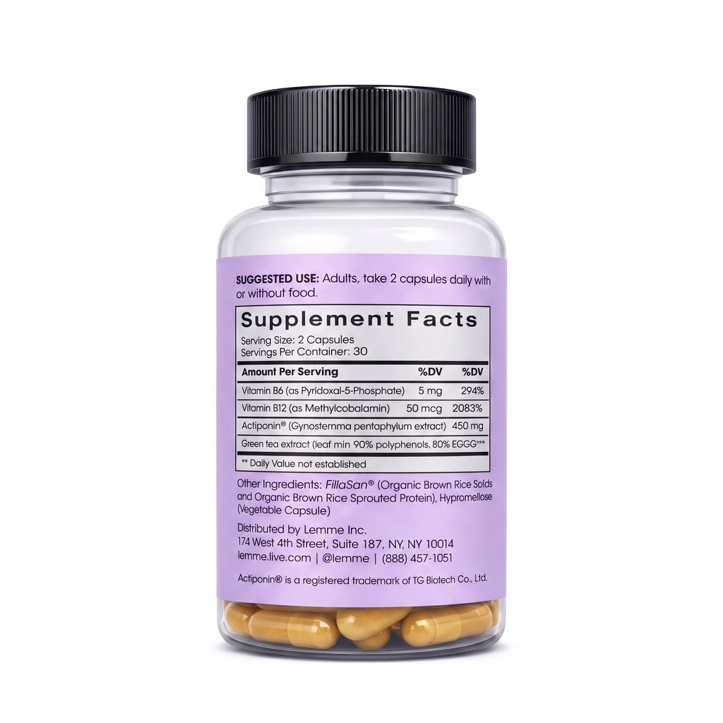 Lemme Burn Metabolismo y activador de AMPK 60 Caps