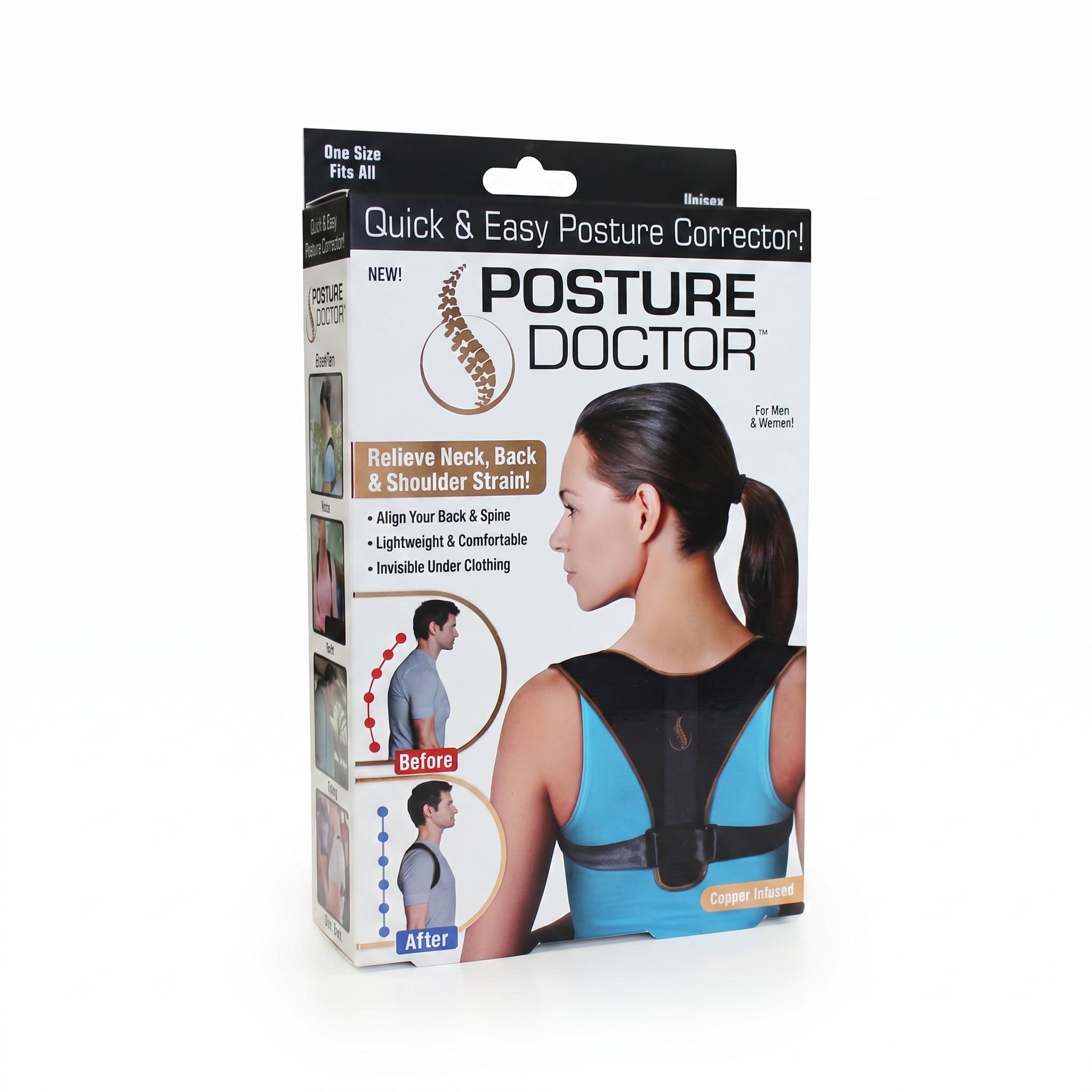 Posture Doctor Corrector de Postura Instantáneo 1 Und. Unisex