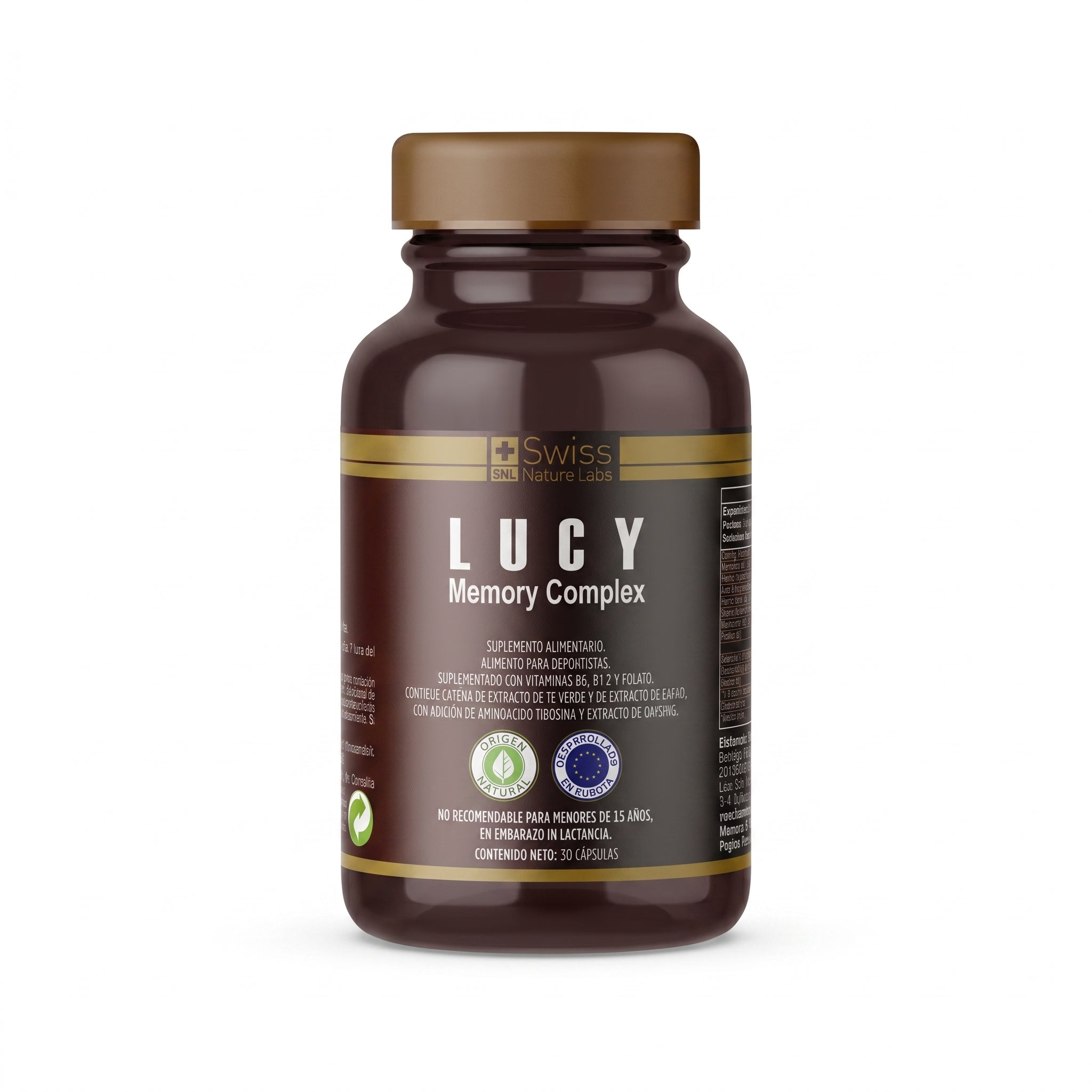 Lucy Memory Complex Enfoque Claridad Mental 30 Caps