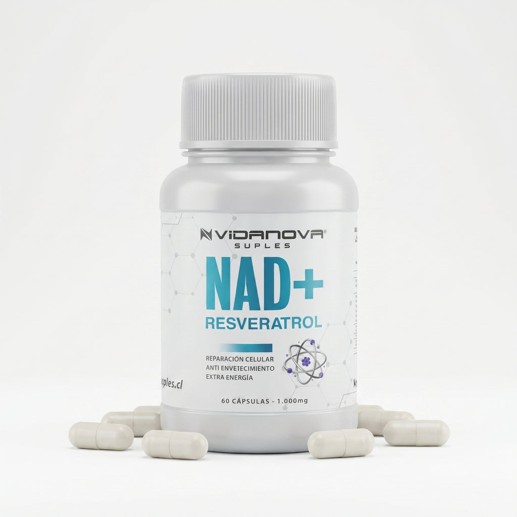 Nad + Resveratrol 1000mg 60 Caps