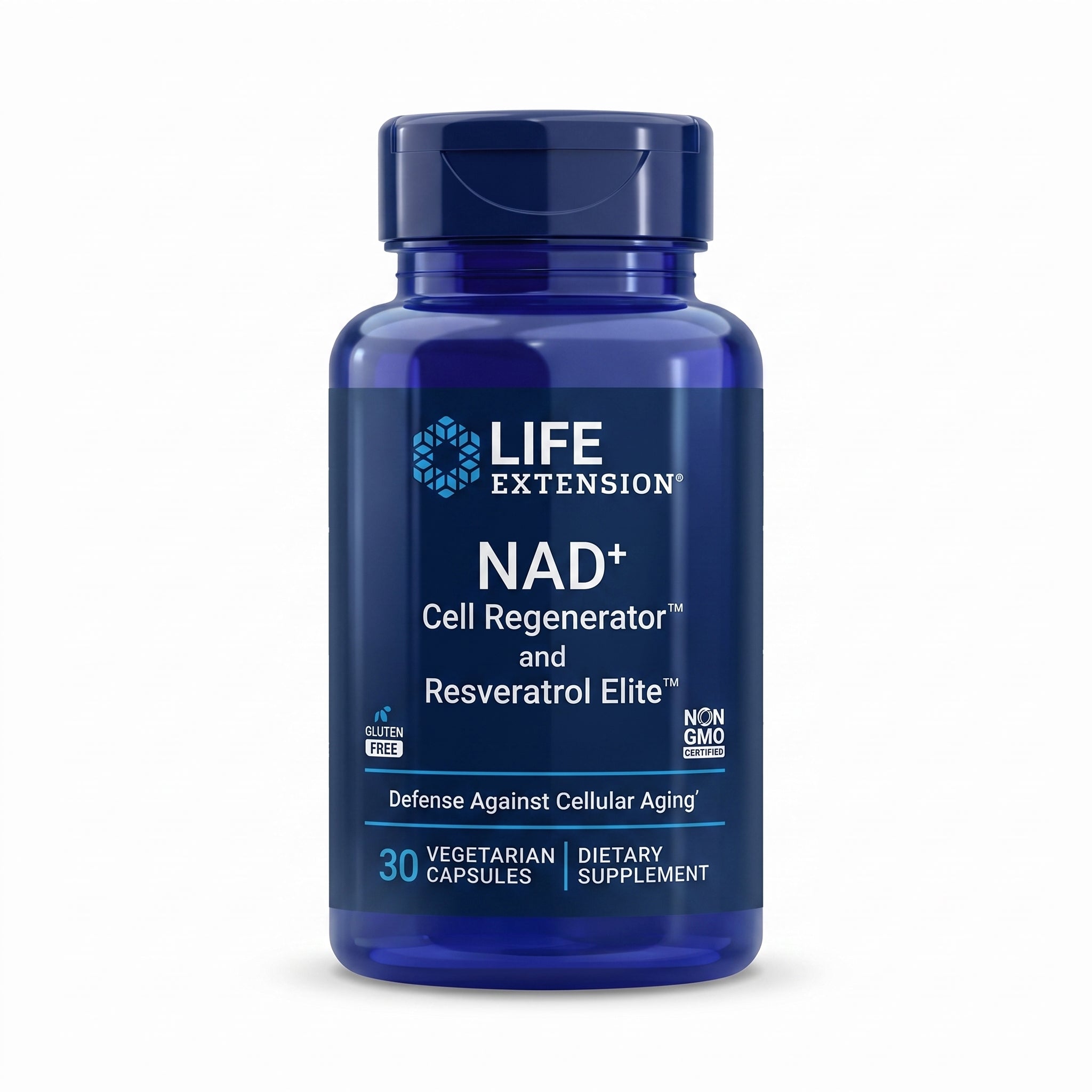 Life Extension Nad + Cell Regenerador Celular y Resveratrol 30 Caps