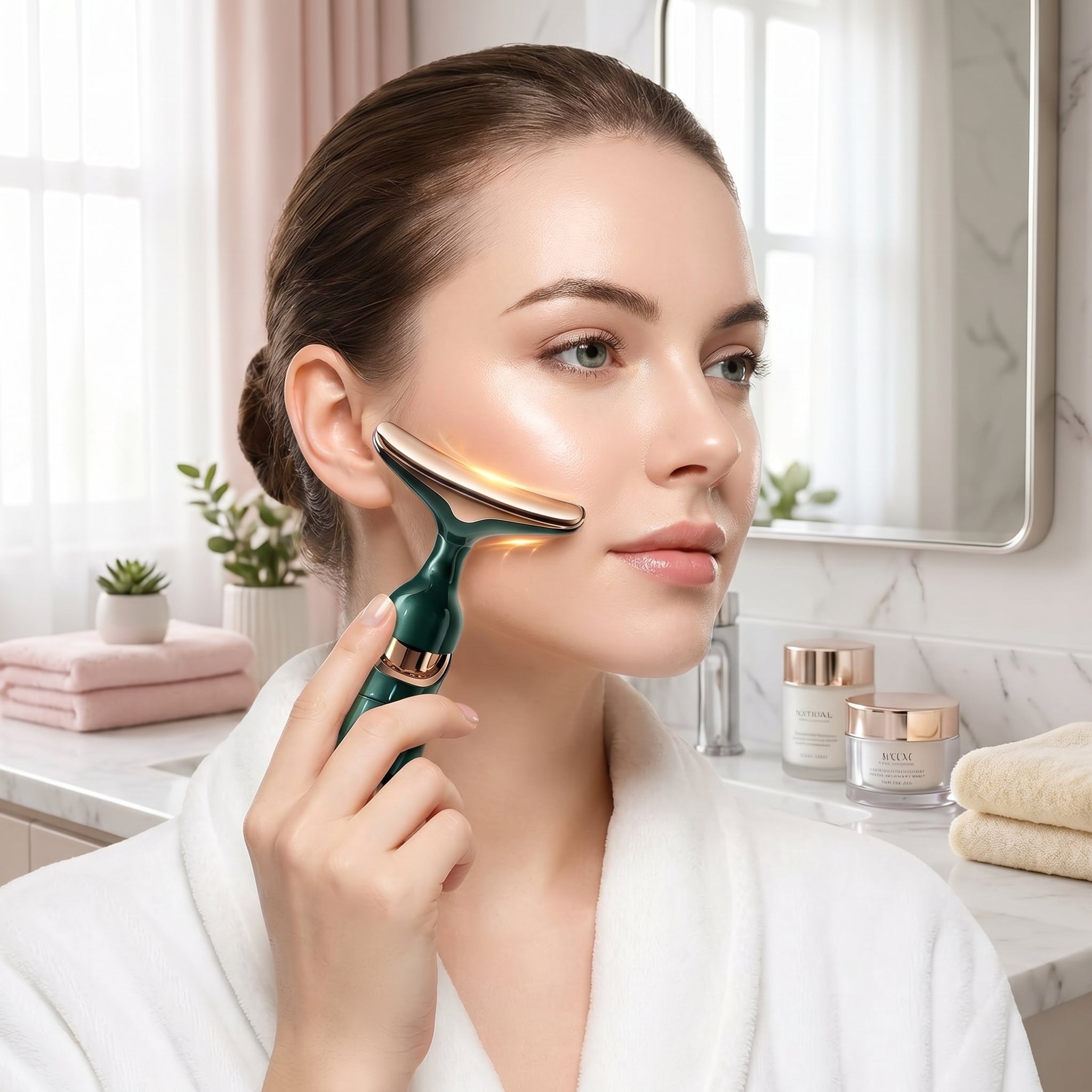 Masajeador Eléctrico Facial Reafirmante 3 en 1