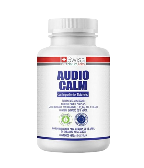 Audio Calm Alivio para Tinnitus y Zumbidos 60 Cápsulas Original
