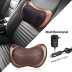 Masajeador de Almohada Doble Hélice Eléctrico Lumbar Cuello y Espalda