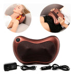 Masajeador de Almohada Doble Hélice Eléctrico Lumbar Cuello y Espalda