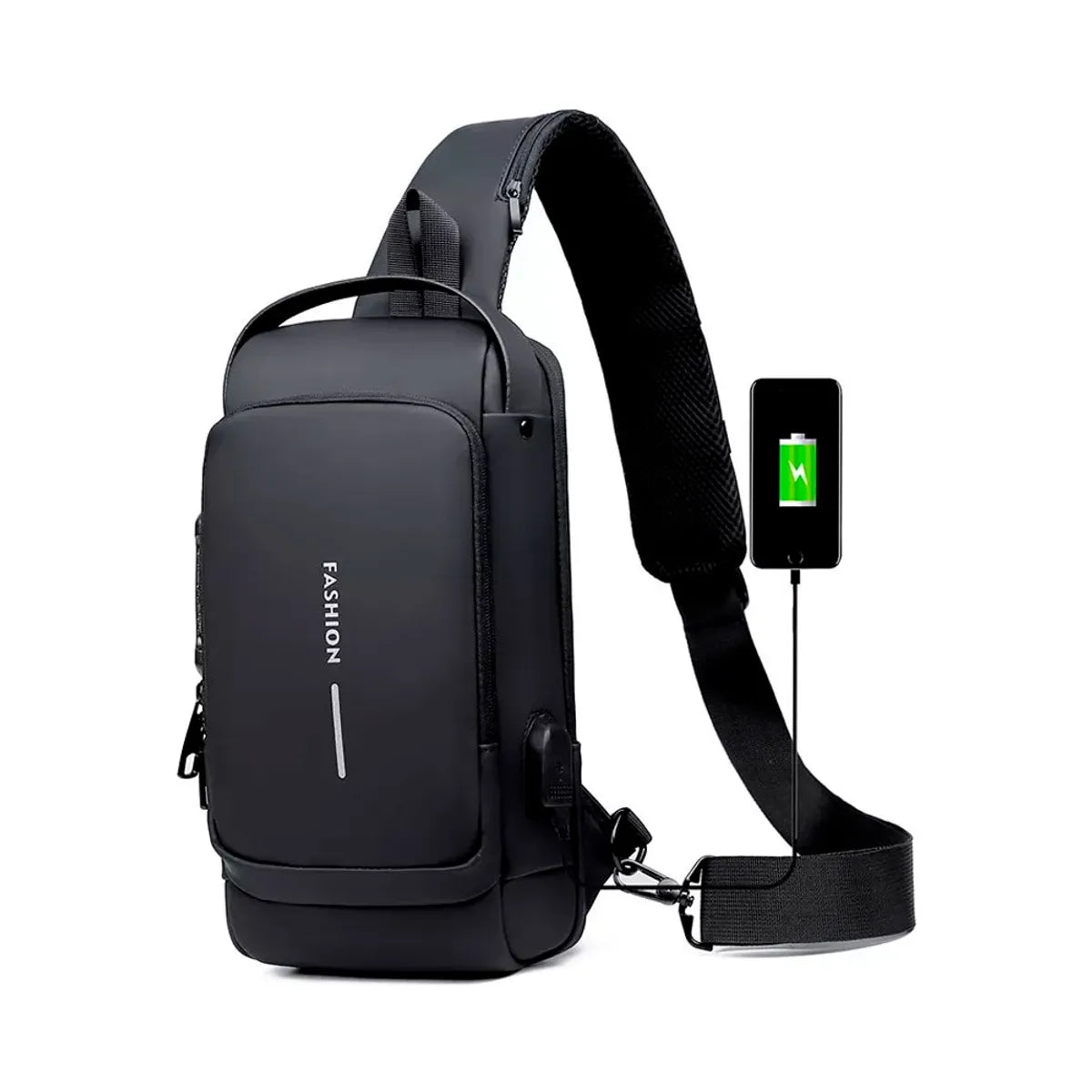Bolso Antirrobo con Puerto de Carga USB Impermeable